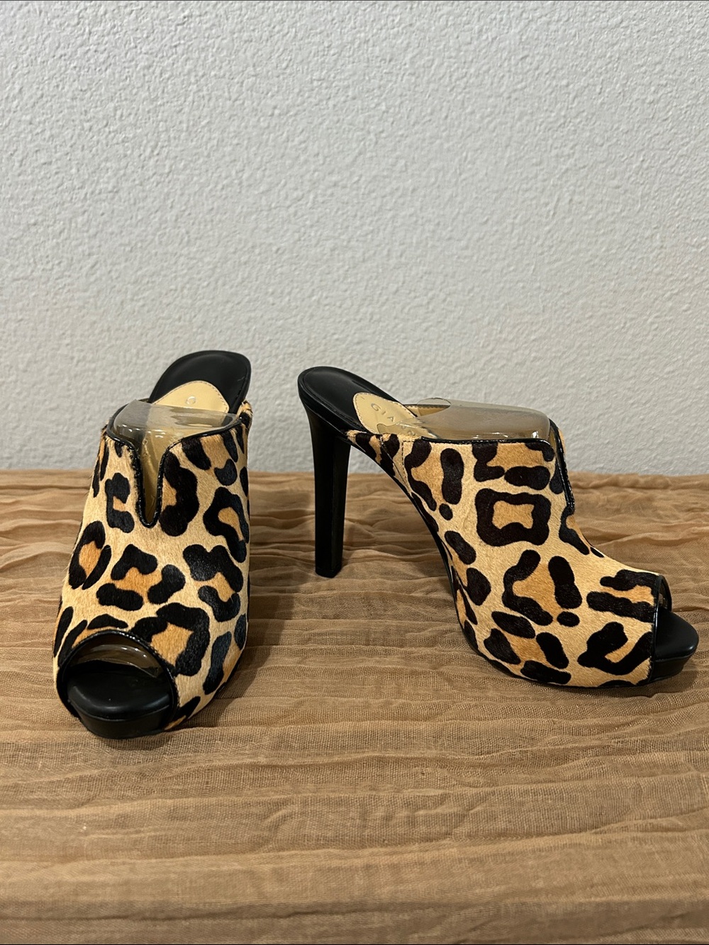 Genuine calf hair Gianni Bini heels